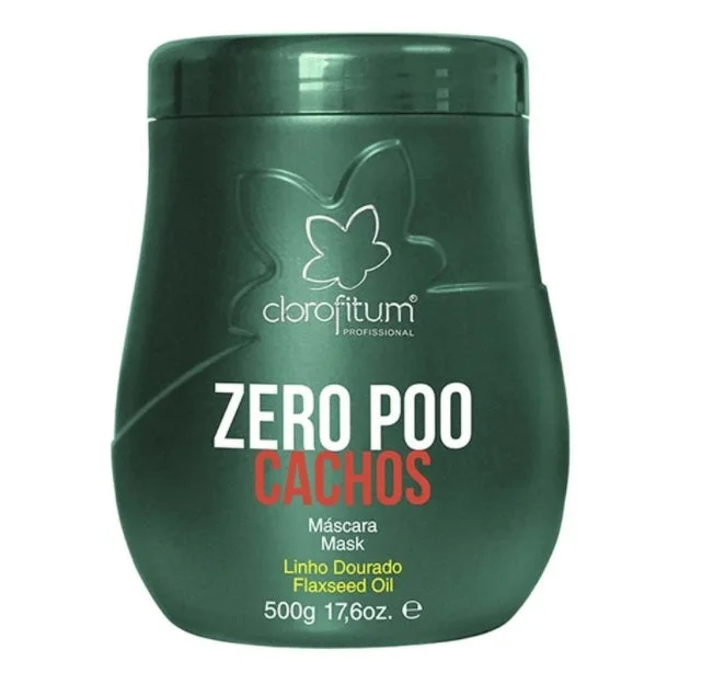 Hair care products with lychee-Zero Poo Curls Hydration Curly Wavy Hair Nourishing Mask 500g - Clorofitum