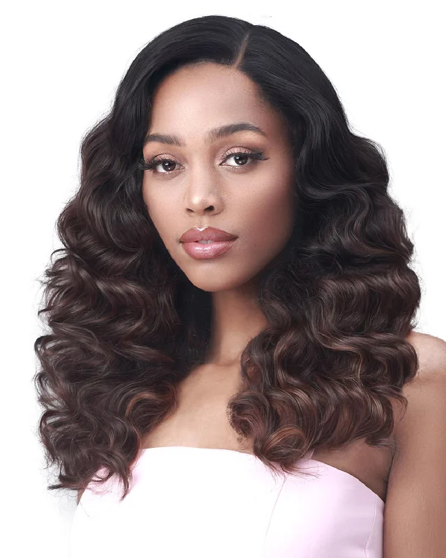 Synthetic wigs with dark roots-Zuelia | Lace Front Synthetic Wig by Bobbi Boss