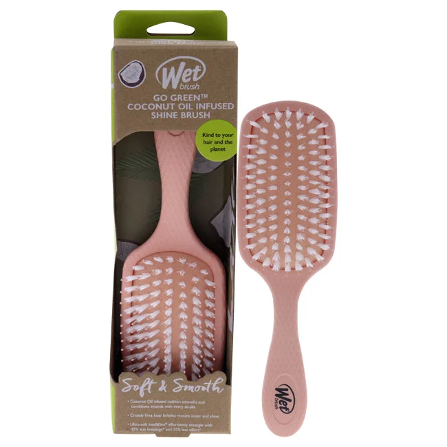 Gleam lotion-Wet Brush Go Green Oil Infused Shine Brush - Coconut Oil by Wet Brush for Unisex - 1 Pc Hair Brush