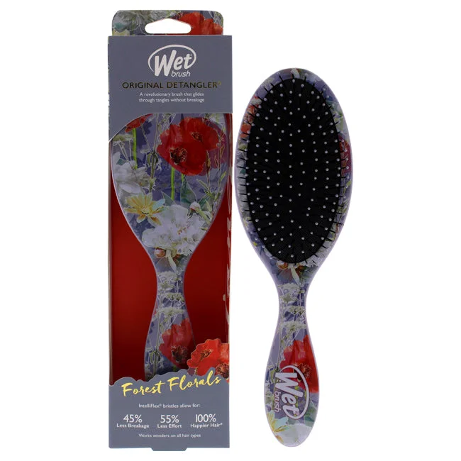 Scalp vital cream-Wet Brush Original Detangler Forest Florals Brush - Grey Poppies by Wet Brush for Unisex - 1 Pc Hair Brush