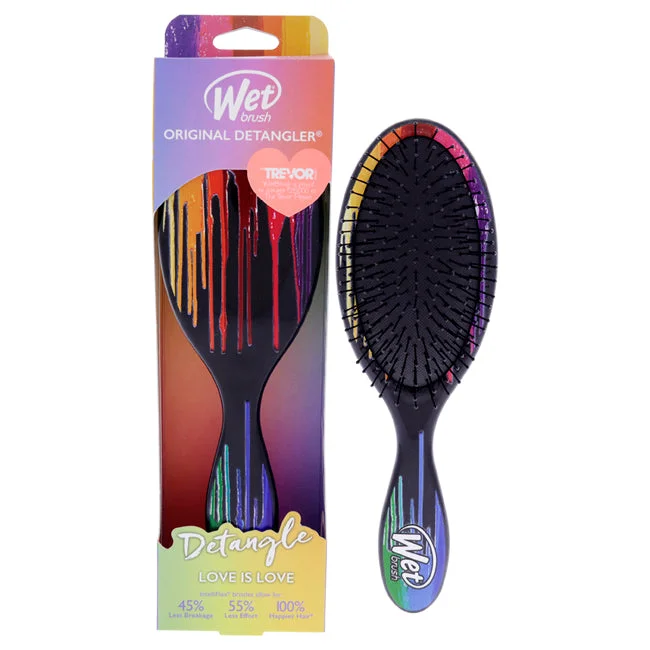 Scalp spark lotion-Wet Brush Original Detangler Love is Love Brush - Pride Dripping With Pride by Wet Brush for Unisex - 1 Pc Hair Brush