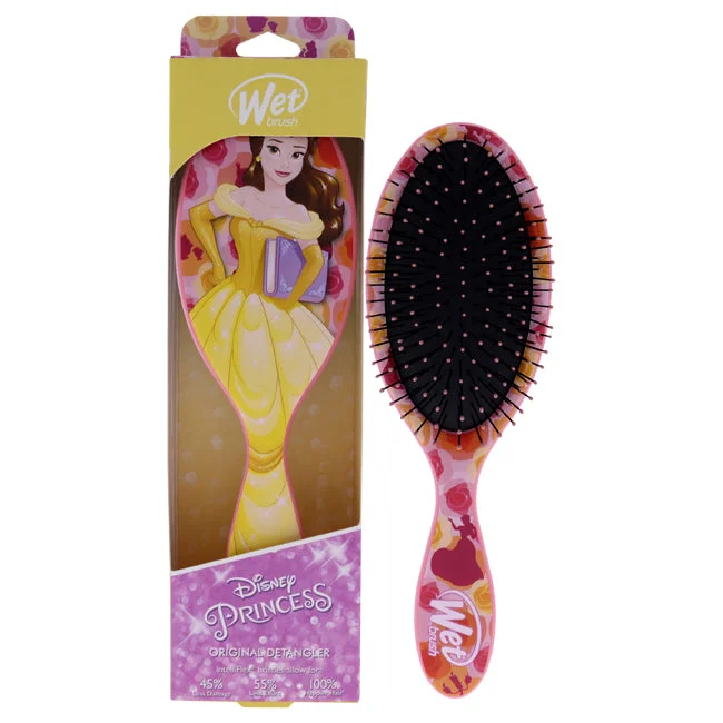 Gleam cream-Wet Brush Original Detangler Disney Princess Brush - Belle by Wet Brush for Unisex - 1 Pc Hair Brush