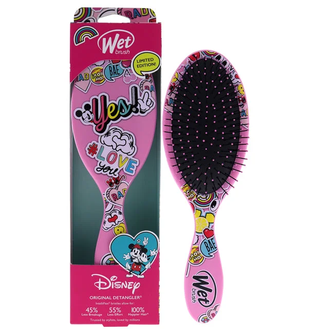 Scalp boost lotion-Wet Brush Original Detangler Disney Classic Brush - Peace Love Pink by Wet Brush for Unisex - 1 Pc Hair Brush