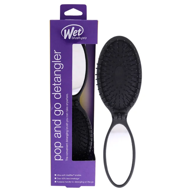 Scalp flush lotion-Wet Brush Pro Pop and Go Detangler Brush - Black by Wet Brush for Unisex - 1 Pc Hair Brush