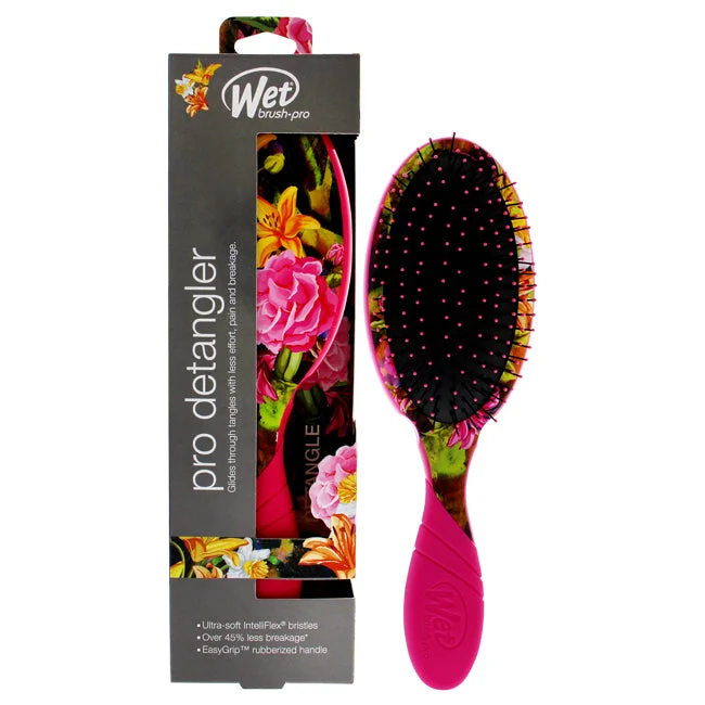 Gloss lotion-Wet Brush Pro Detangler Hyper Floral Brush - Pink by Wet Brush for Unisex - 1 Pc Hair Brush