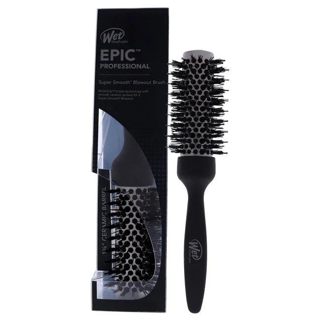 Shine cream-Wet Brush Pro Epic Super Smooth Blowout Brush - Small by Wet Brush for Unisex - 1.25 Inch Hair Brush