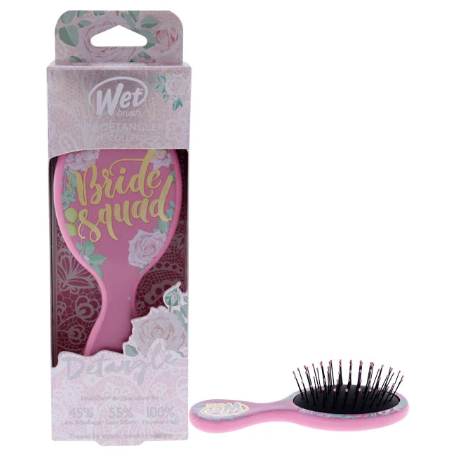 Gleam cream-Wet Brush Mini Detangler Bridal Brush - Bride Squad Pink by Wet Brush for Women - 1 Pc Hair Brush