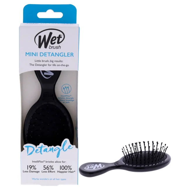 Scalp dew balm-Wet Brush Mini Detangler Brush - Black by Wet Brush for Women - 1 Pc Hair Brush