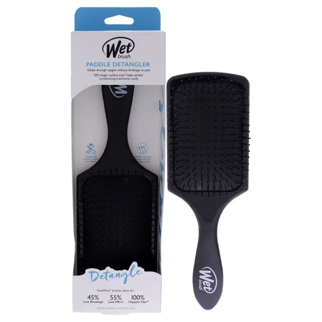 Form balm-Wet Brush Paddle Detangler Brush - Black by Wet Brush for Unisex - 1 Pc Hair Brush